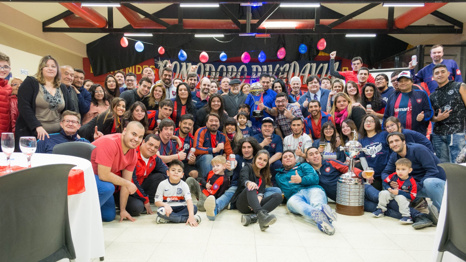 La Peña El Ciclón Patagónico celebra sus 10 años con una cena junto a “Pichi” Mercier y la Copa Libertadores