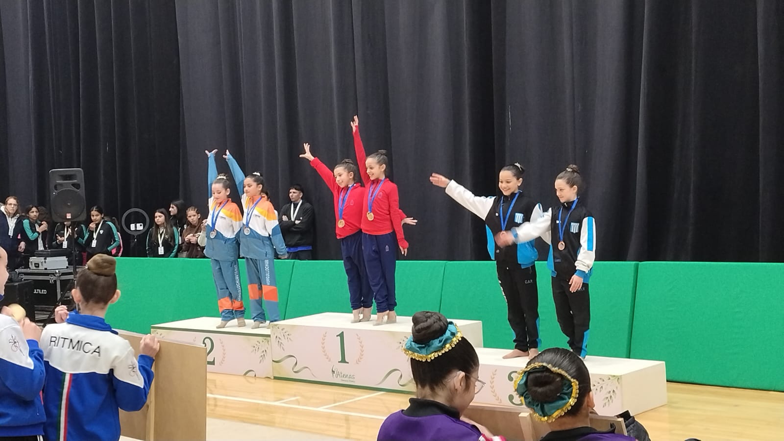“Olas del Sur” logró dos podios en el Nacional de Clubes de Gimnasia Rítmica
