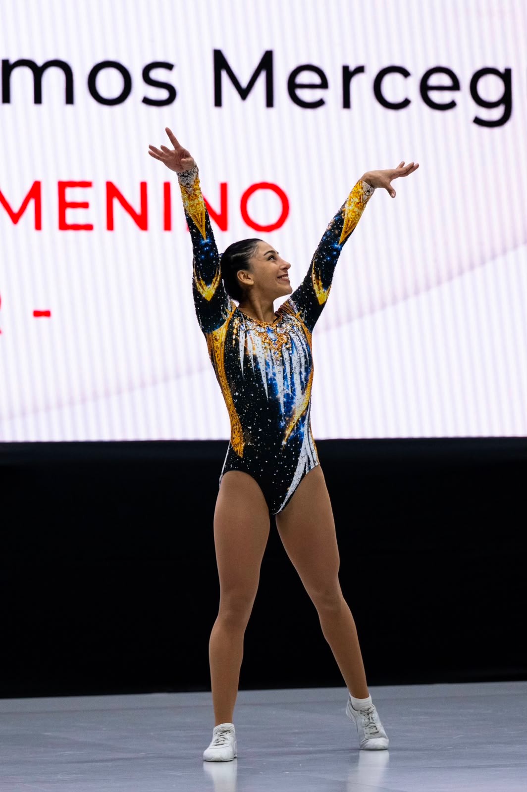 Valentina Ramos Mercegué se prepara para disputar su tercer Mundial de gimnasia aeróbica