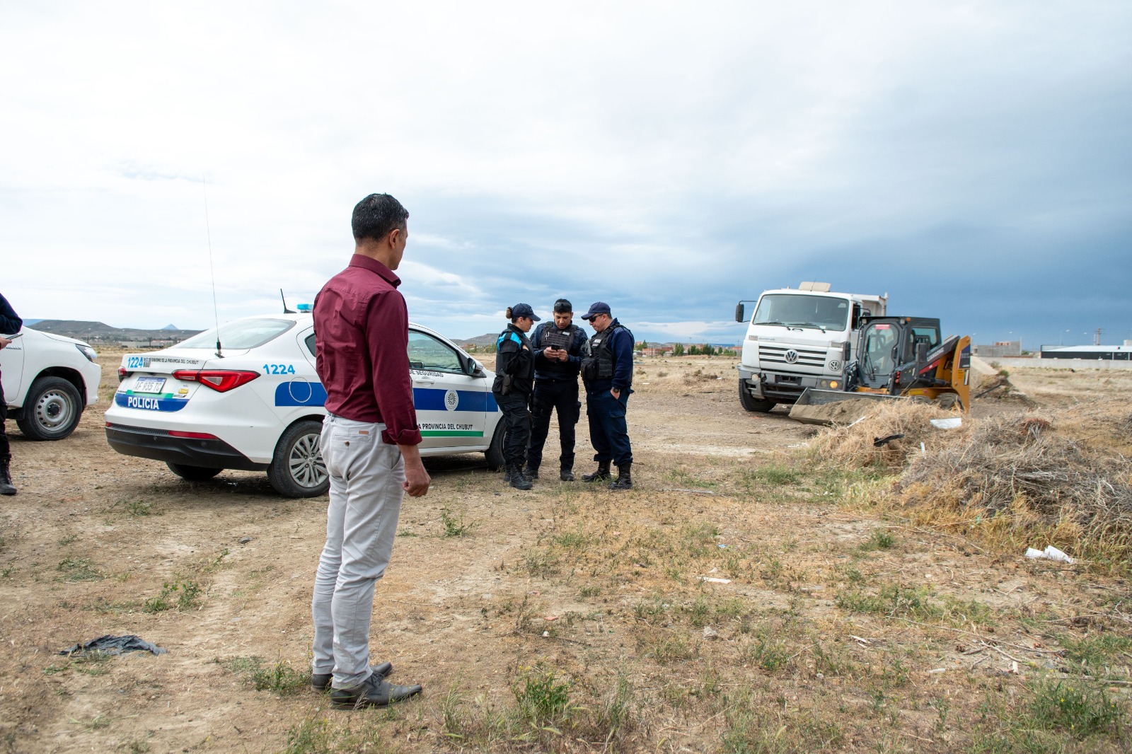 El Municipio denunció el hurto de áridos en tierras fiscales de Km. 8