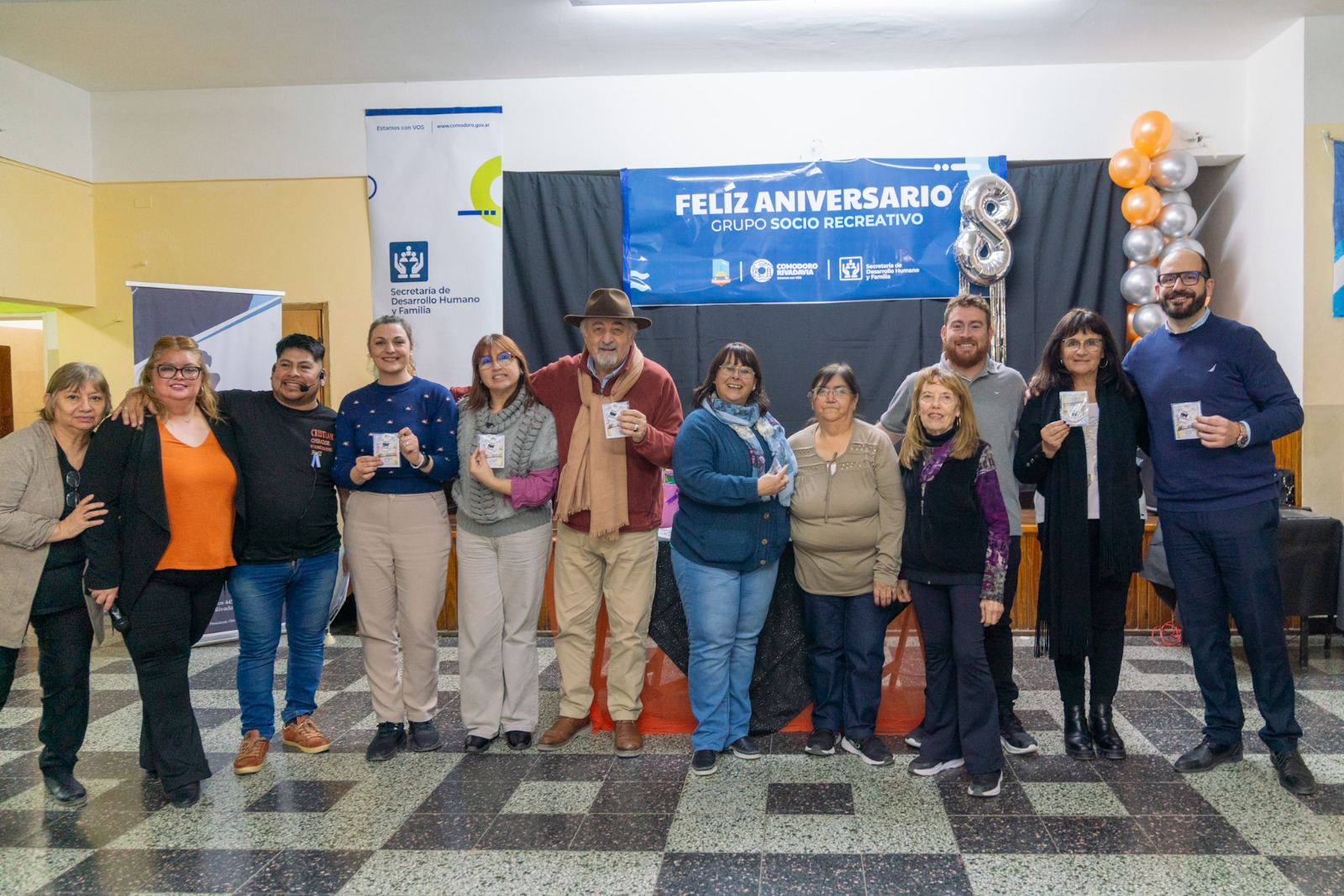 Los Vagones de Km. 5 celebraron su 8° aniversario junto a sus integrantes y autoridades