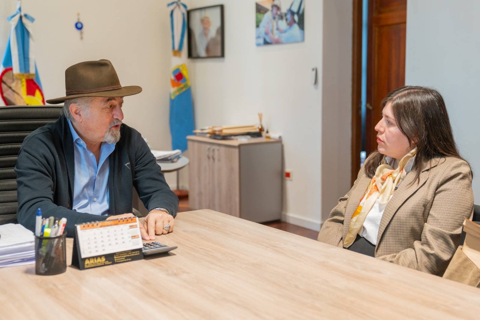 Othar recibió a la cónsul de Chile en el marco de la cooperación existente entre ambos países