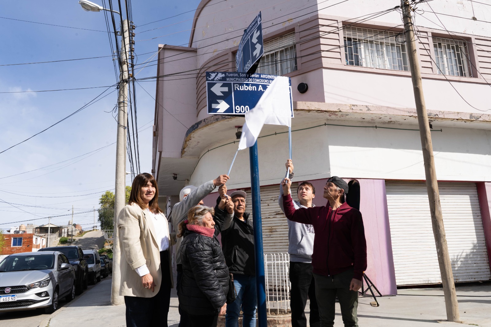 Se impuso el nombre de Rubén Torrijos a una calle de barrio Newbery