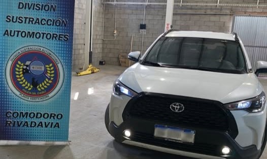 Secuestran en Comodoro un vehículo mellizo con pedido de robo en Buenos Aires